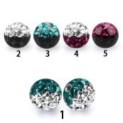 emfr6 loose body jewelry parts surgical steel 316l belly button