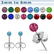 ermfr steel earring studs 20g ferido