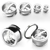 fliz tunnels gauges surgical steel 316l ear lobe