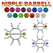 frnp104 straight barbells surgical steel 316l nipple