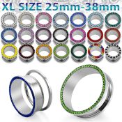 fscpcxl tunnels gauges surgical steel 316l ear lobe