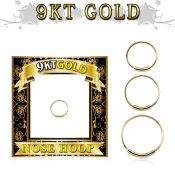 g9end gold seamless and segment rings nose piercing