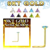 g9sztm1 gold nose screws and nose studs nose piercing