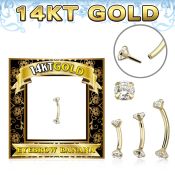 gbnz micro curved barbells gold eyebrow