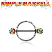 gfrnpe5 straight barbells surgical steel 316l nipple
