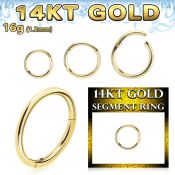 gsegh16 14k yellow gold hinged segment ring