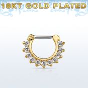 gsepc16 fake illusion body jewelry silver 925 septum