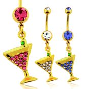 gtdmar2 belly rings anodized surgical steel 316l belly button