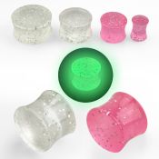 gtpg plugs gauges acrylic body jewelry ear lobe