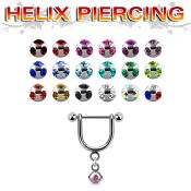 heud3 micro curved barbells surgical steel 316l helix