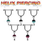 heuefr5 micro curved barbells surgical steel 316l helix