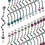 idatfr5c straight barbells anodized surgical steel 316l 