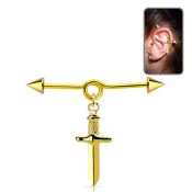 incntd17 anodized surgical steel barbells ear othershelix piercing