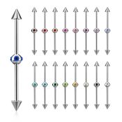 indsh18 straight barbells surgical steel 316l 