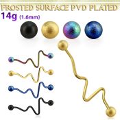 intefo5 straight barbells anodized surgical steel 316l helix