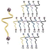 intefr5a straight barbells anodized surgical steel 316l 