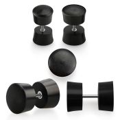 ipare cheaters  illusion plugs and tapers organic body jewelry ear lobe