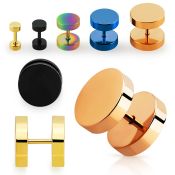 iptrd cheaters  illusion plugs and tapers anodized surgical steel 316l belly button