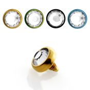 itjf4 dermals anodized surgical steel 316l belly button