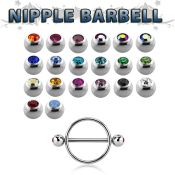 jbnpe5 straight barbells surgical steel 316l nipple