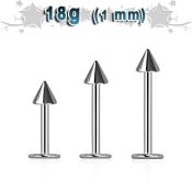 lb18cn3 labrets lip rings surgical steel 316l labrets chin