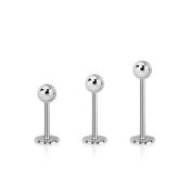 lb20b surgical steel labrets lower lip tragus upper lip monroe piercing