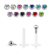 lbijb labrets lip rings bioflex ptfe labrets chin