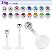 lbijbbz bio flex & ptfe labrets lower lip tragus upper lip monroe piercing