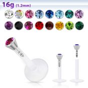 lbijy labrets lip rings bioflex ptfe labrets chin