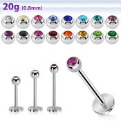 lbjb25xs stainless steel labrets helix lower lip tragus upper lip monroe piercing