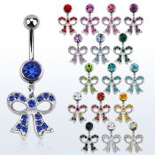 mcd359d belly rings surgical steel 316l belly button