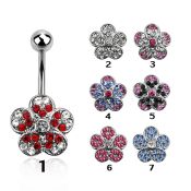 mcd378 belly rings surgical steel 316l belly button