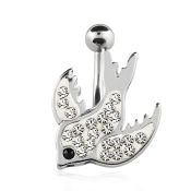 mcd453 belly rings surgical steel 316l belly button