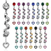 mcd477 belly rings surgical steel 316l belly button
