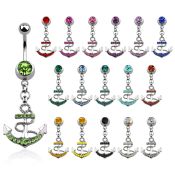 mcd540 belly rings surgical steel 316l belly button
