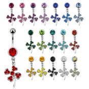 mcd541 belly rings surgical steel 316l belly button