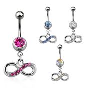 mcd617 belly rings surgical steel 316l belly button