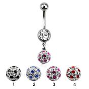 mcd626a belly rings surgical steel 316l belly button