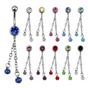 mcd628 belly rings surgical steel 316l belly button