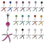mcd643 belly rings surgical steel 316l belly button