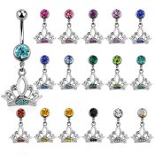mcd649 belly rings surgical steel 316l belly button