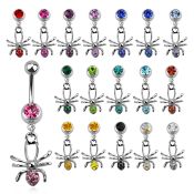 mcd673 belly rings surgical steel 316l belly button