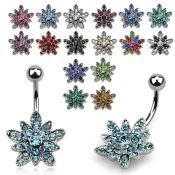 mcd692 belly rings surgical steel 316l belly button