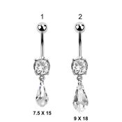 mcd712 belly rings surgical steel 316l belly button