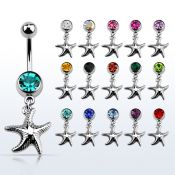 mcd727 belly rings surgical steel 316l belly button