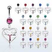 mcd751 belly rings surgical steel 316l belly button