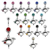 mcddp4 belly rings surgical steel 316l belly button