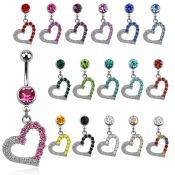 mcdhrc4 belly rings surgical steel 316l belly button