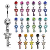 mcdstky belly rings surgical steel 316l belly button