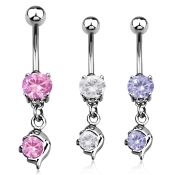 mcdz10 belly rings surgical steel 316l belly button